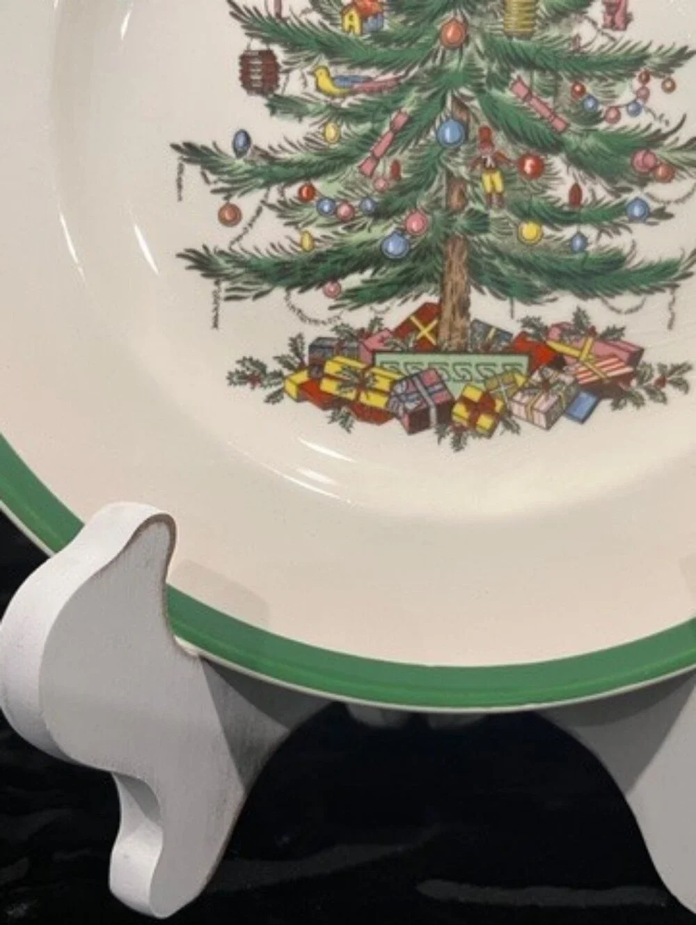 Mint Vintage Pre-1980 Spode Christmas Tree 6.5